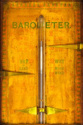 Old barometer