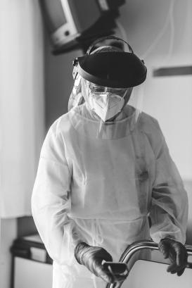 Healthcare worker during the pandemic