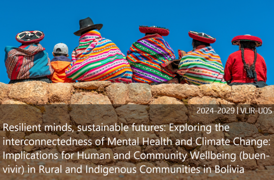 Bolivian native women in colorful clothes