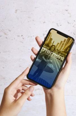 Moment App on the phone