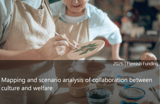 Half length of elderly couple working in potter's studio 